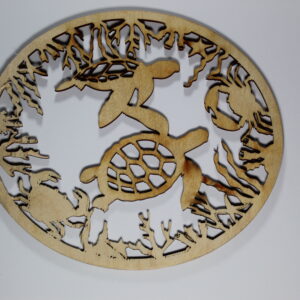 sea turtle wall art 10x9